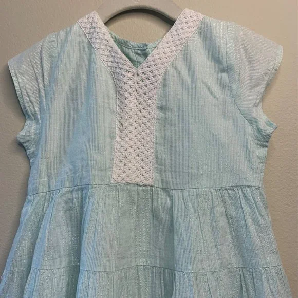 MASALA KIDS BABY Girls Maxi Dress 3 3T Mint Green Hippy Boho Dress Toddler Girl - Picture 3 of 8
